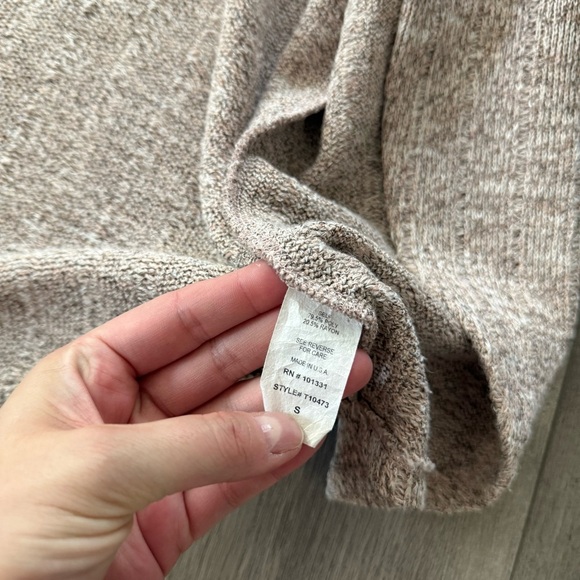 Charlotte Russe Oatmeal Textured Cardigan Sweater - Picture 6 of 6